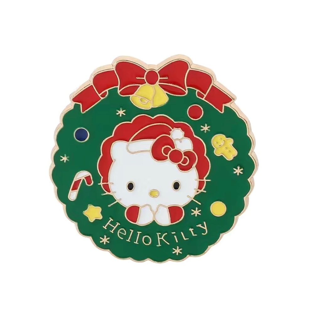 Hello Kitty Christmas Brooch Pin